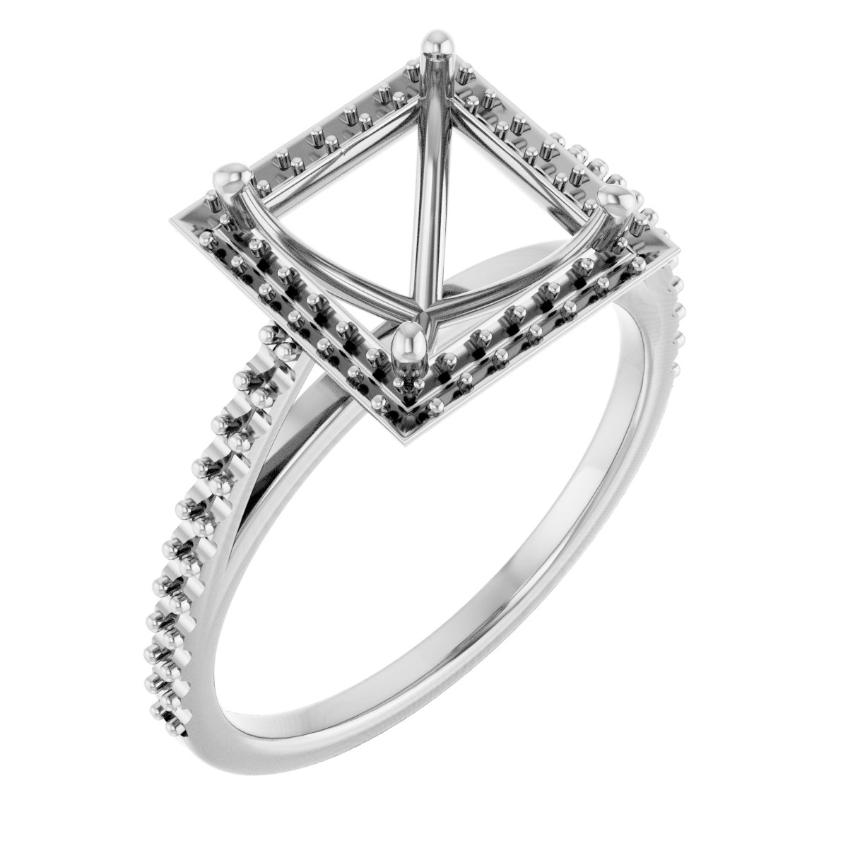 Halo-Style Engagement Ring
