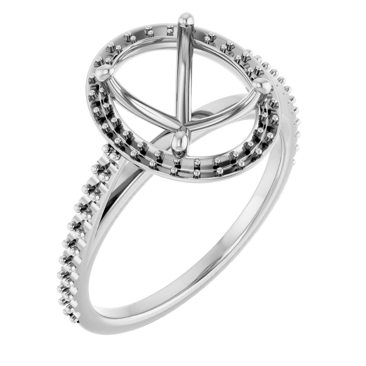 Halo-Style Engagement Ring