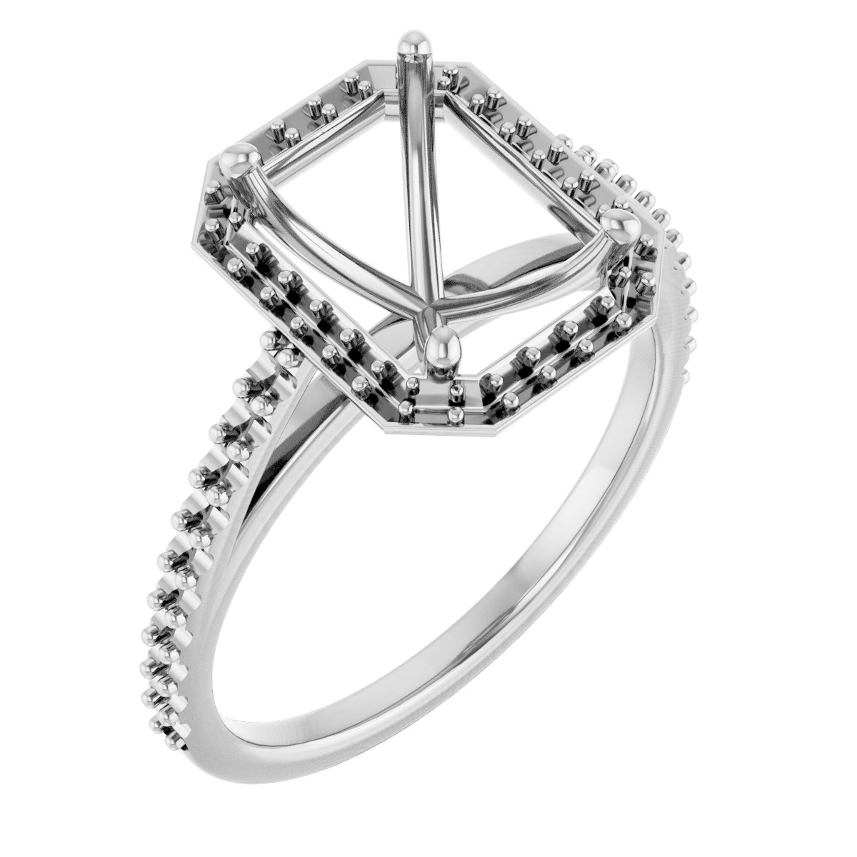 Halo-Style Engagement Ring
