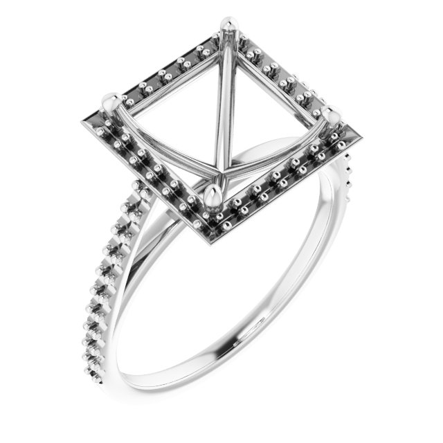 Halo-Style Engagement Ring