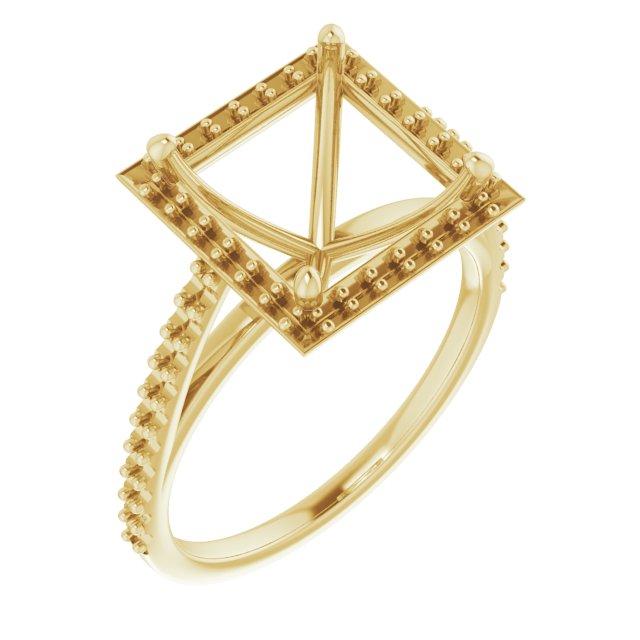 Halo-Style Engagement Ring