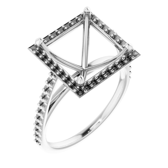 Halo-Style Engagement Ring