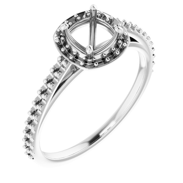 Halo-Style Engagement Ring