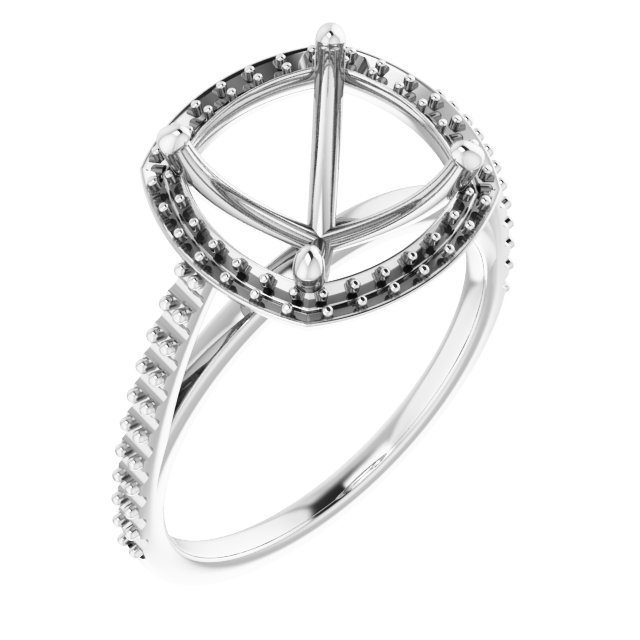 Halo-Style Engagement Ring