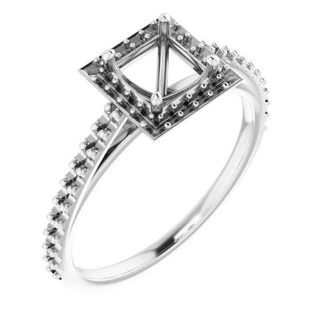 Halo-Style Engagement Ring
