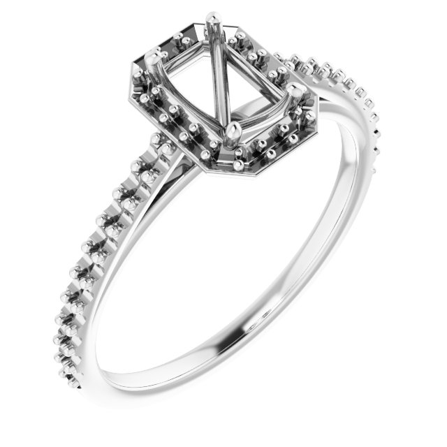 Halo-Style Engagement Ring