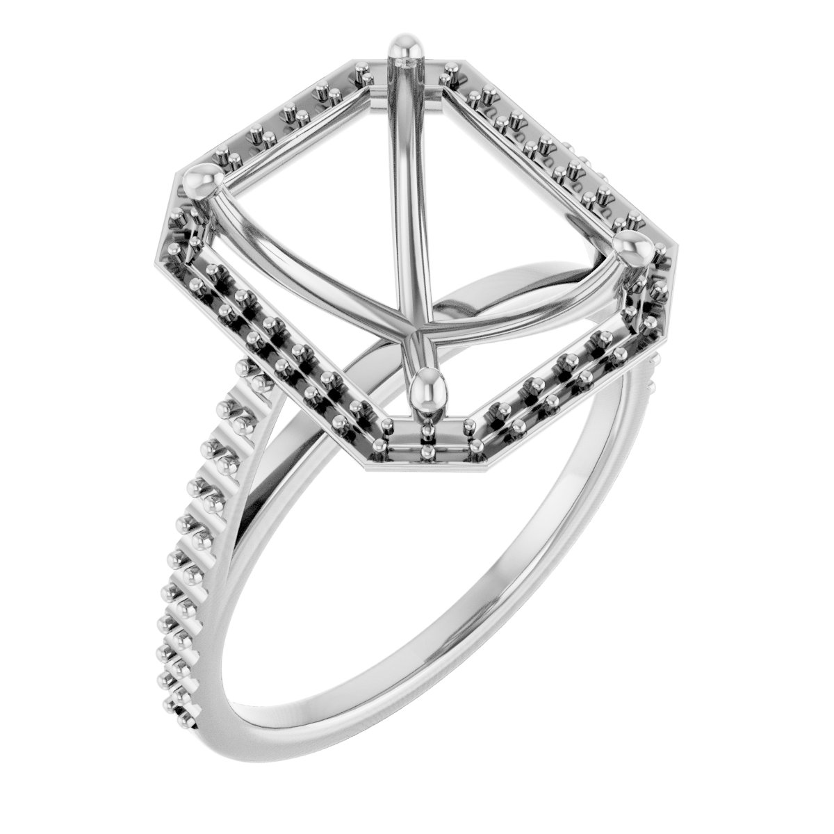 Halo-Style Engagement Ring