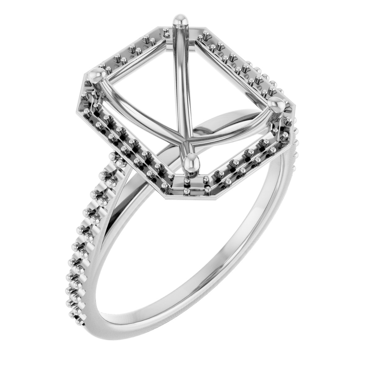 Halo-Style Engagement Ring