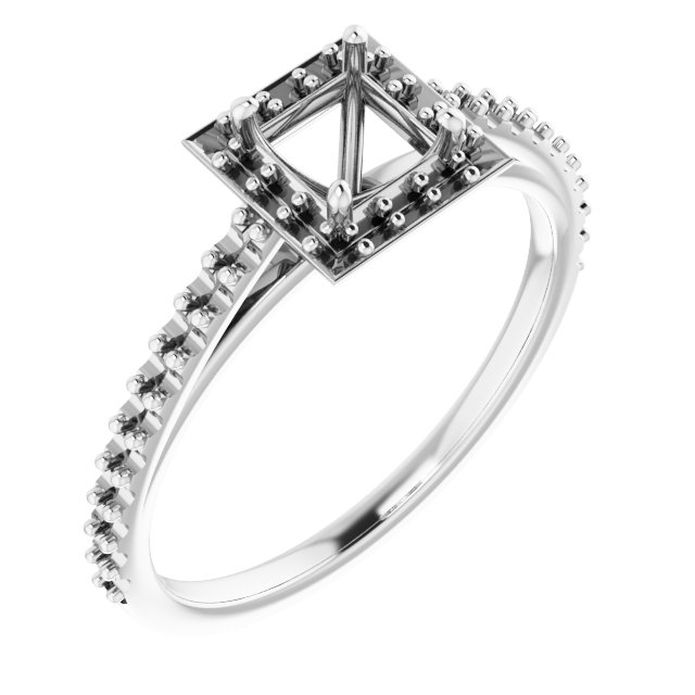 Halo-Style Engagement Ring