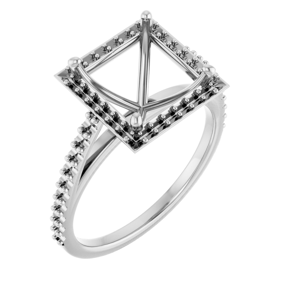 Halo-Style Engagement Ring