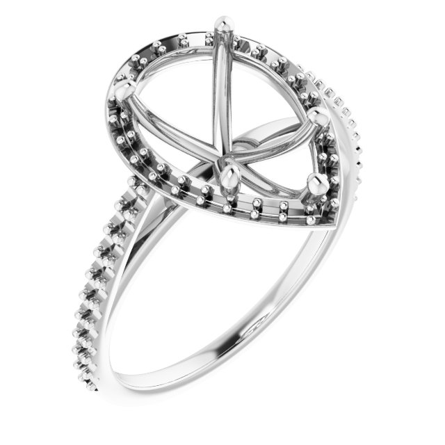 Halo-Style Engagement Ring