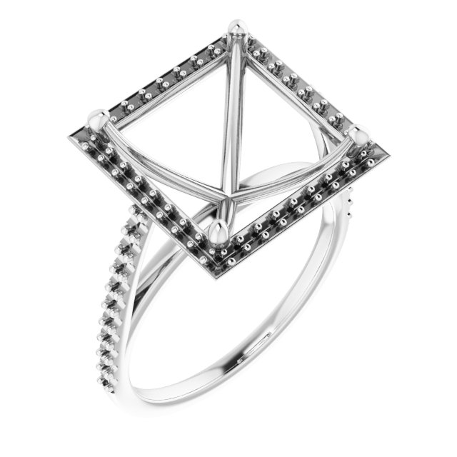 Halo-Style Engagement Ring