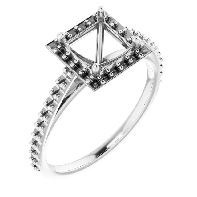 Halo-Style Engagement Ring