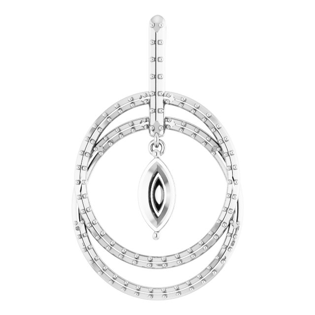 14k White Gold