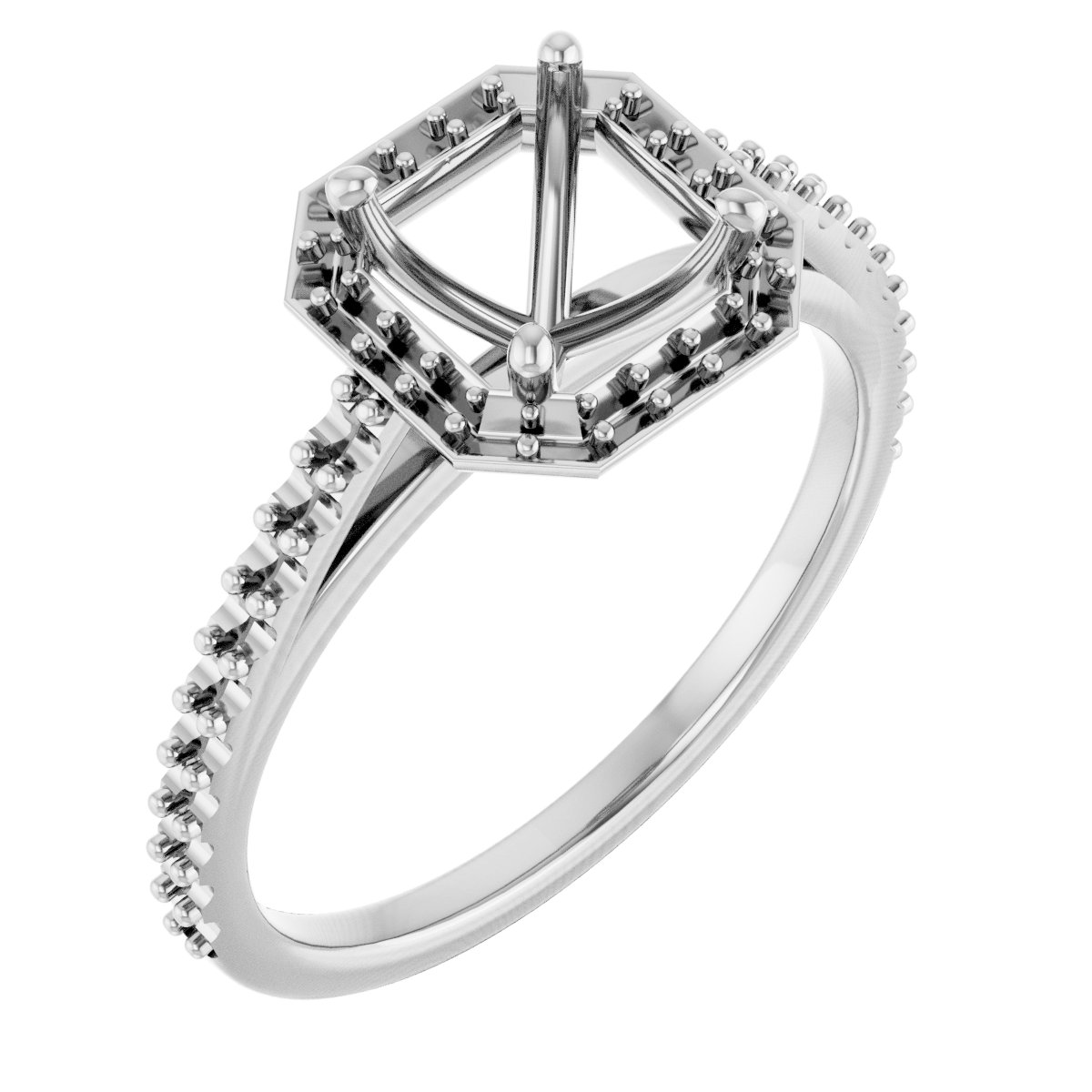 Halo-Style Engagement Ring