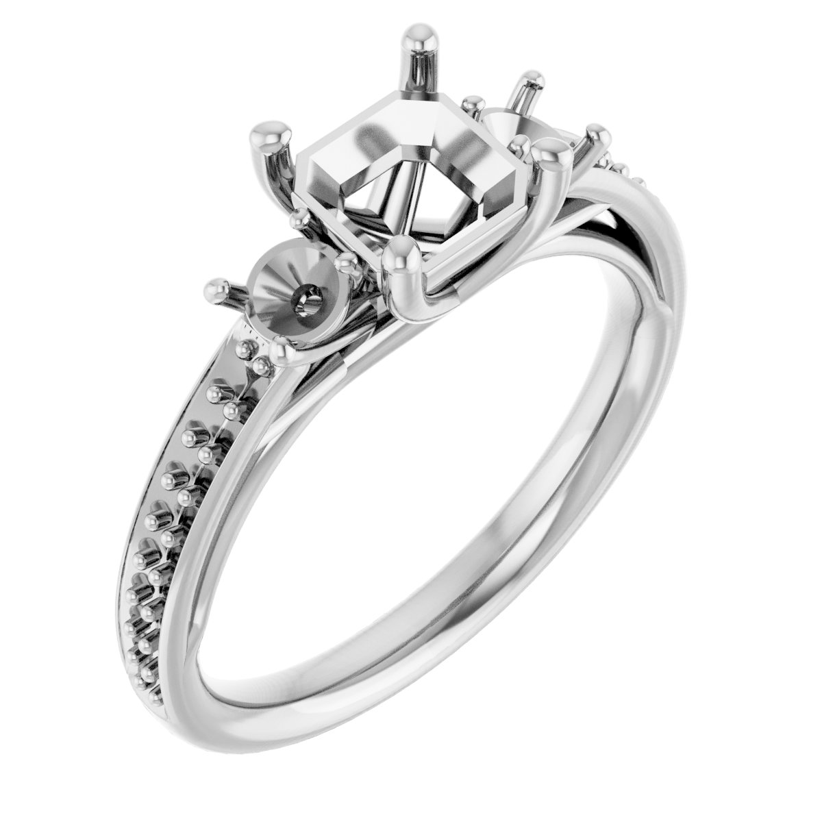 Three-Stone Engagement Ring