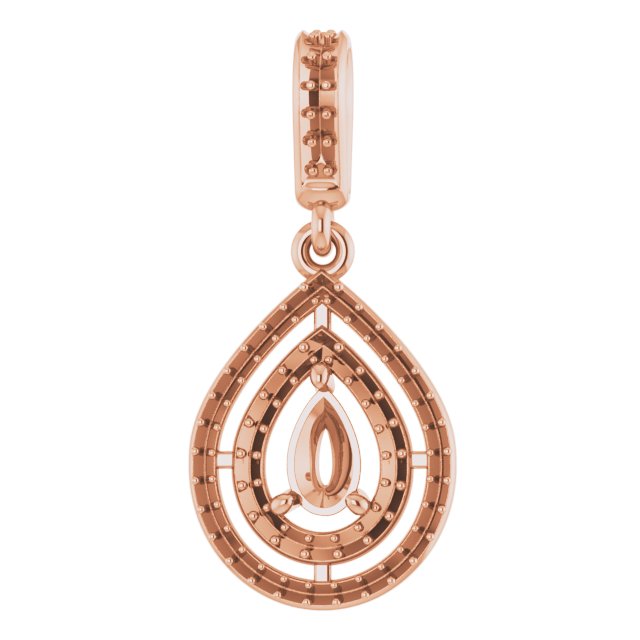 Double Halo-Style Pendant