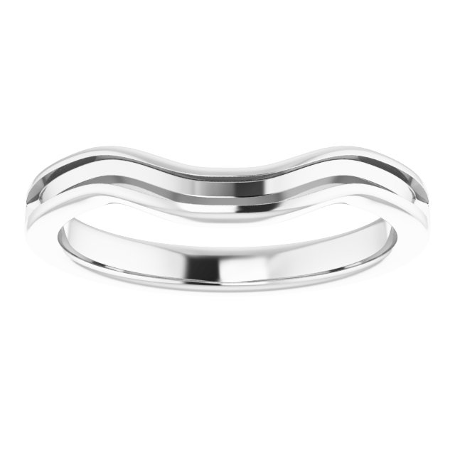 Band Mounting for 14x10 mm Emerald Ring view 3