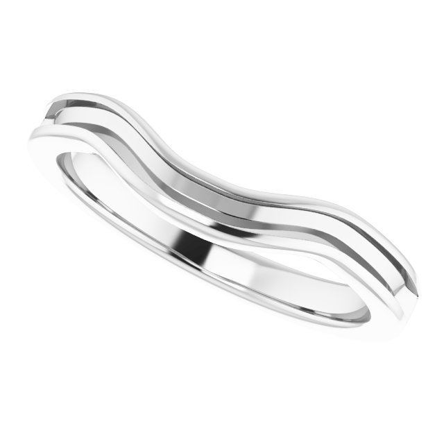 Band Mounting for 14x10 mm Emerald Ring view 5