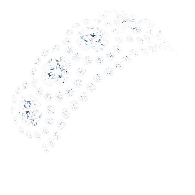 Five-Stone Halo-Style Anniversary Band