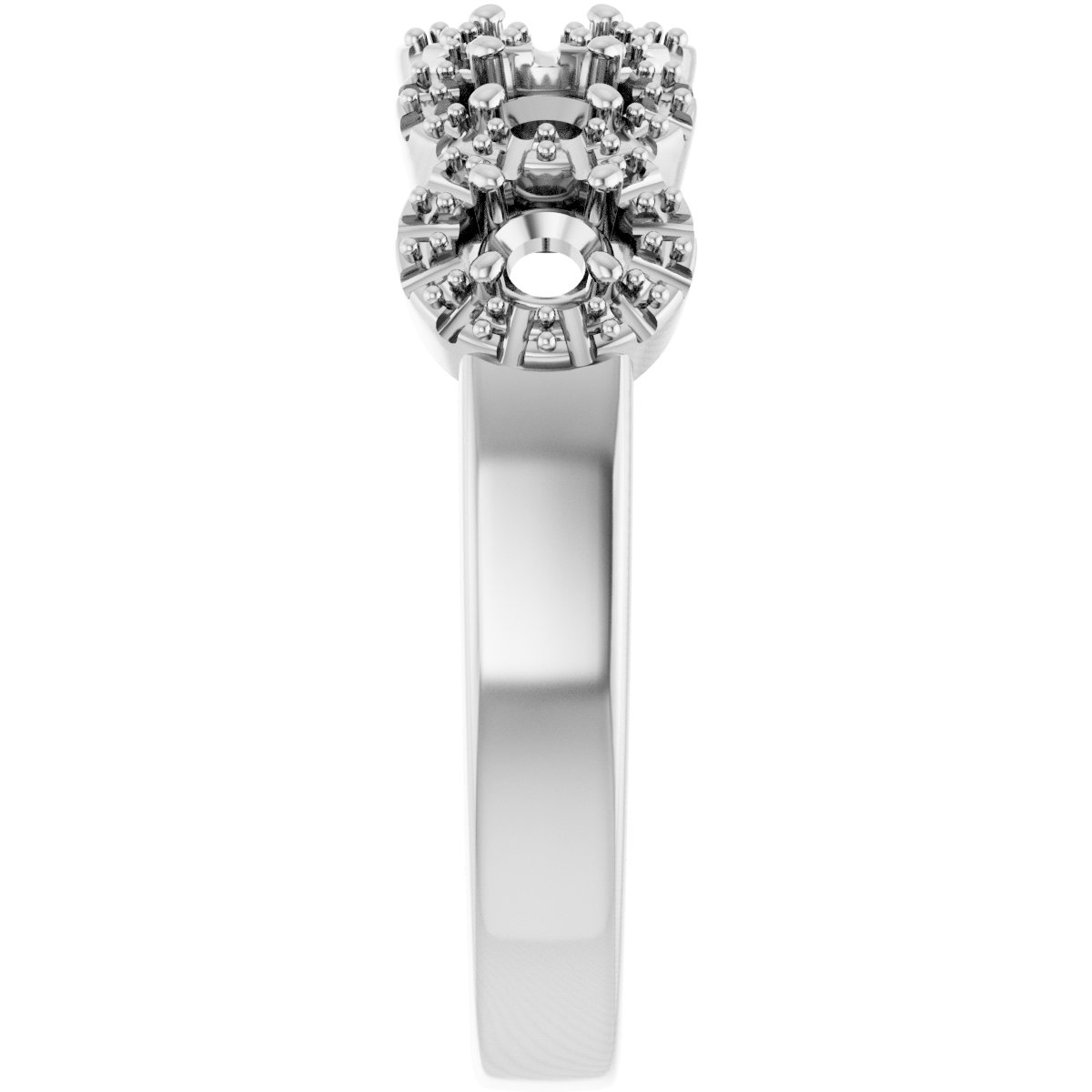 14K White 3/4 CTW Diamond Anniversary Band