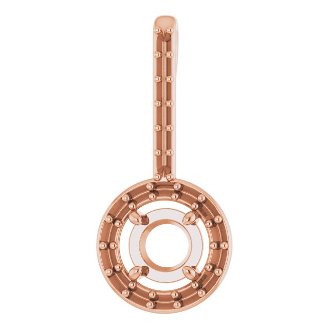 Accented Halo-Style Pendant
