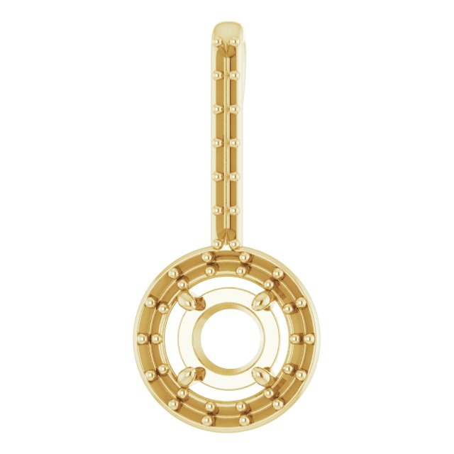 Accented Halo-Style Pendant