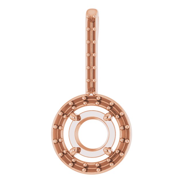 Accented Halo-Style Pendant