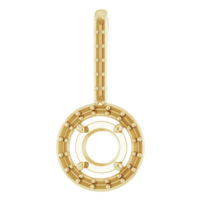 Accented Halo-Style Pendant