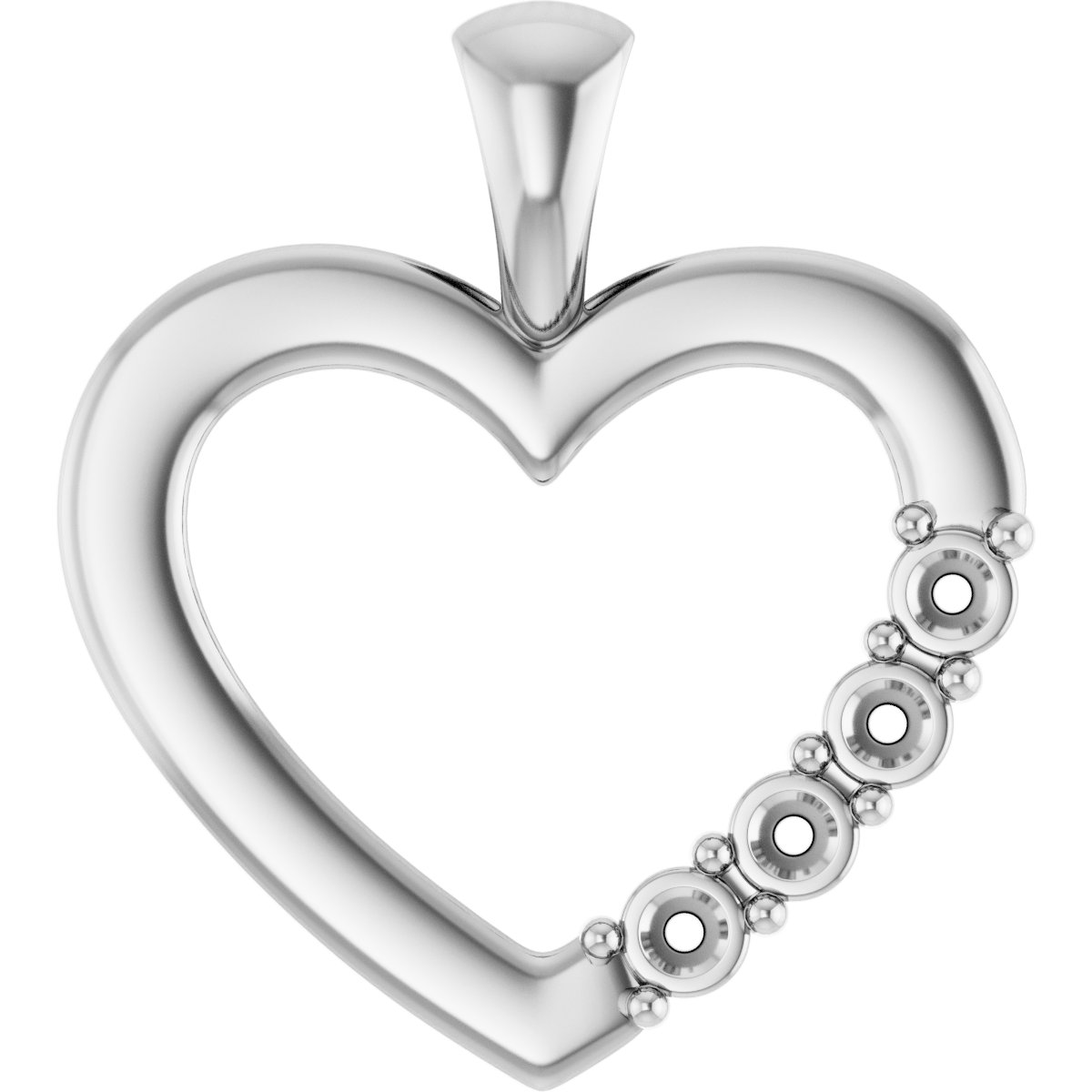 Family Heart Necklace or Pendant
