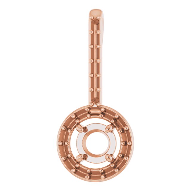 Accented Halo-Style Pendant