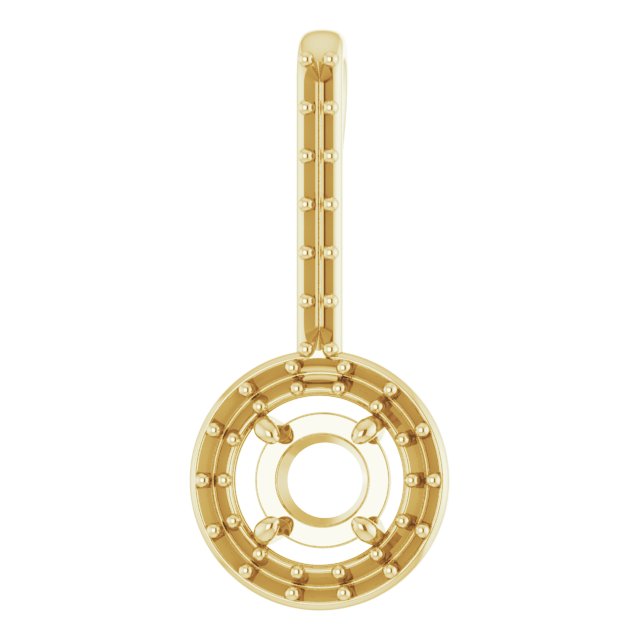 Accented Halo-Style Pendant