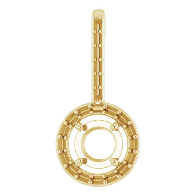 Accented Halo-Style Pendant