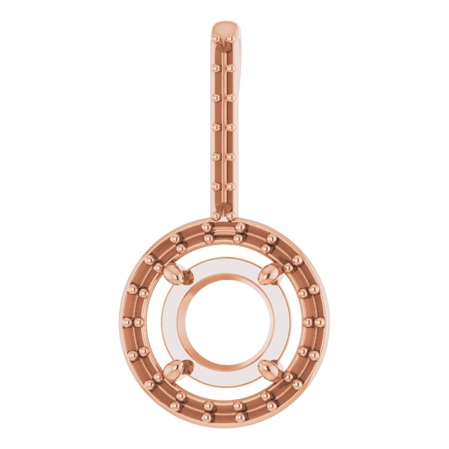 Accented Halo-Style Pendant