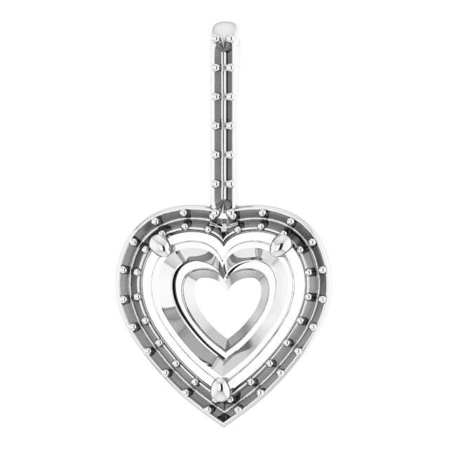 Accented Halo-Style Pendant