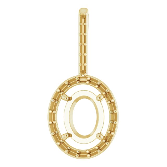 Accented Halo-Style Pendant