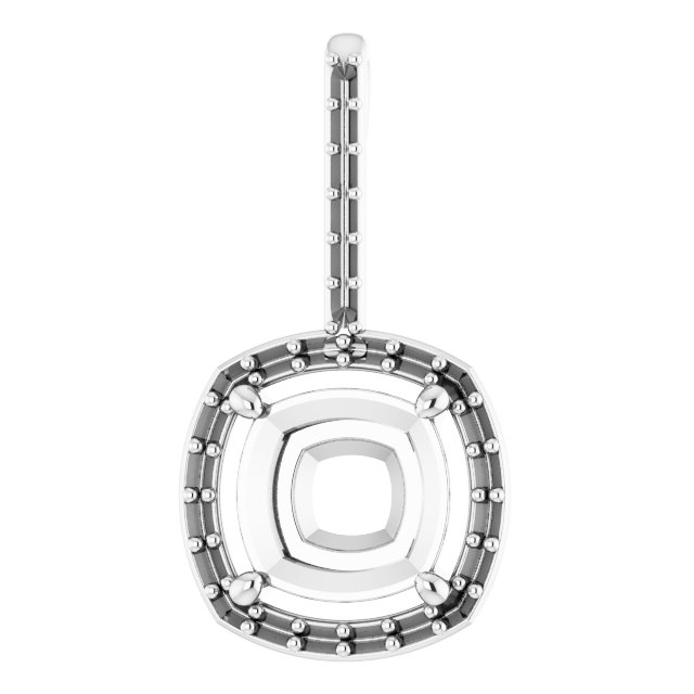 Accented Halo-Style Pendant