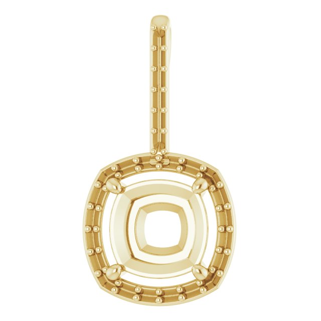 Accented Halo-Style Pendant