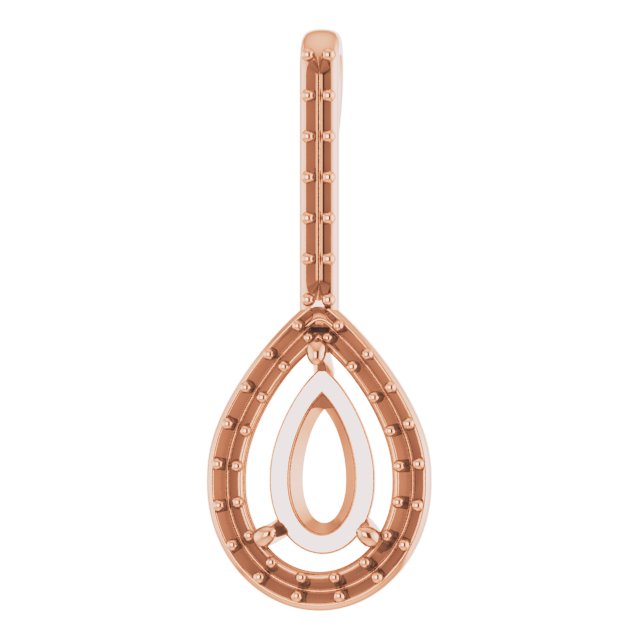 Accented Halo-Style Pendant