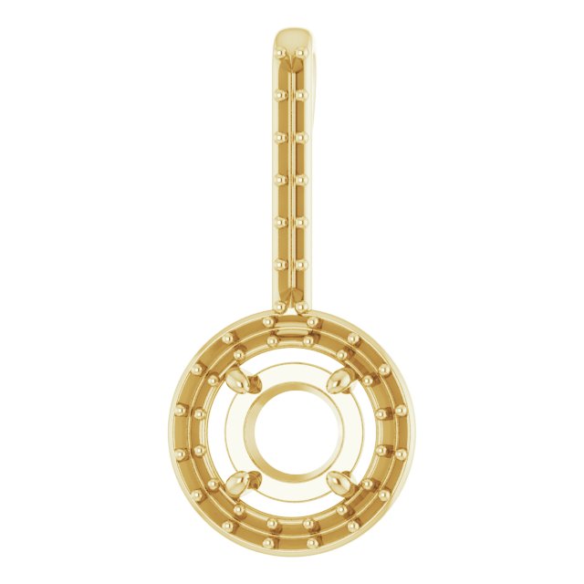 Accented Halo-Style Pendant