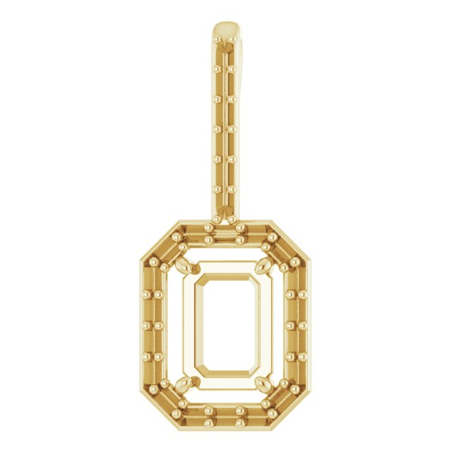 Accented Halo-Style Pendant