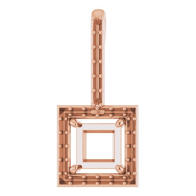 Accented Halo-Style Pendant