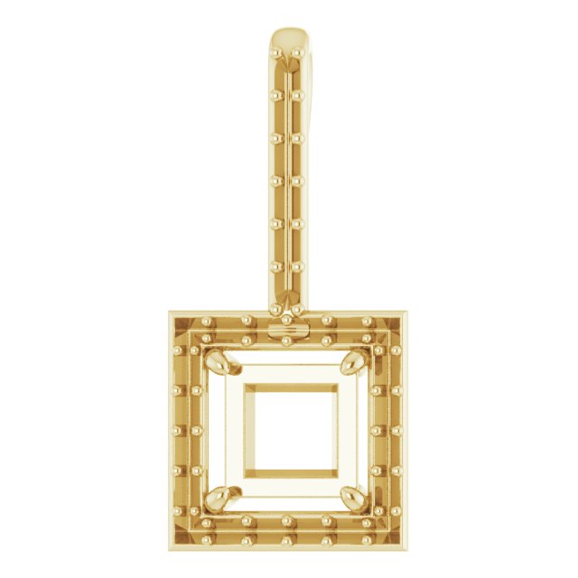 Accented Halo-Style Pendant