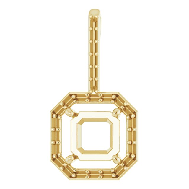 Accented Halo-Style Pendant