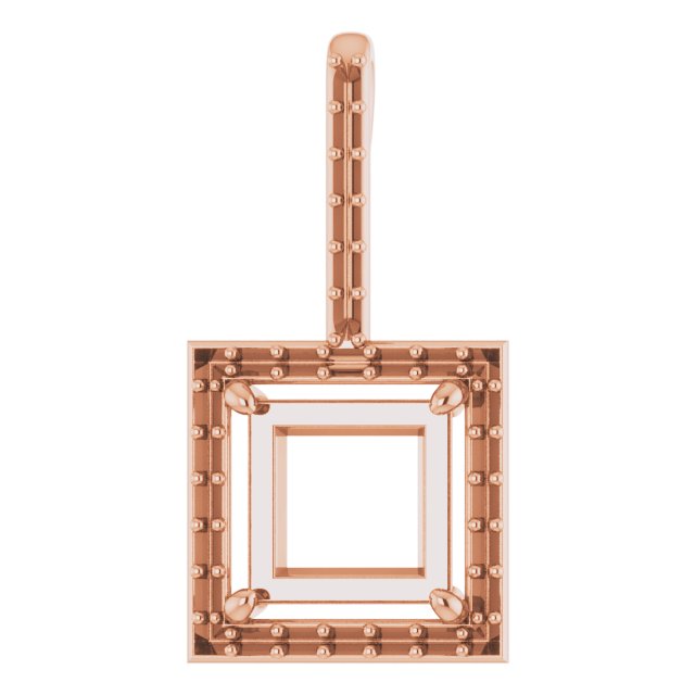Accented Halo-Style Pendant