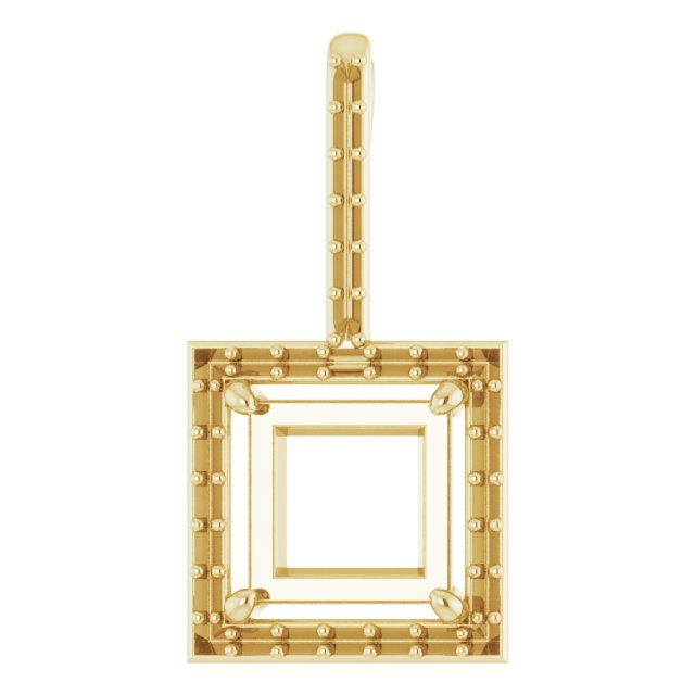 Accented Halo-Style Pendant