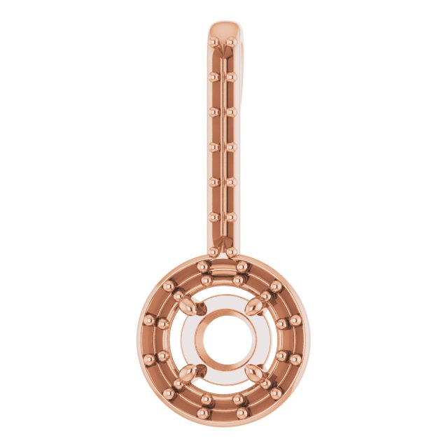 Accented Halo-Style Pendant