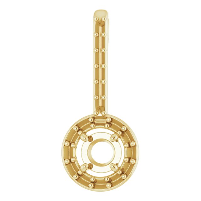 Accented Halo-Style Pendant