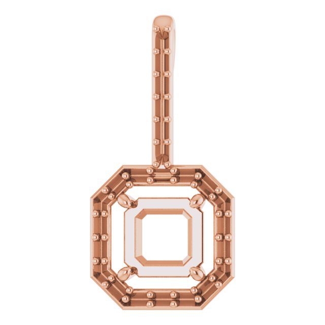 Accented Halo-Style Pendant