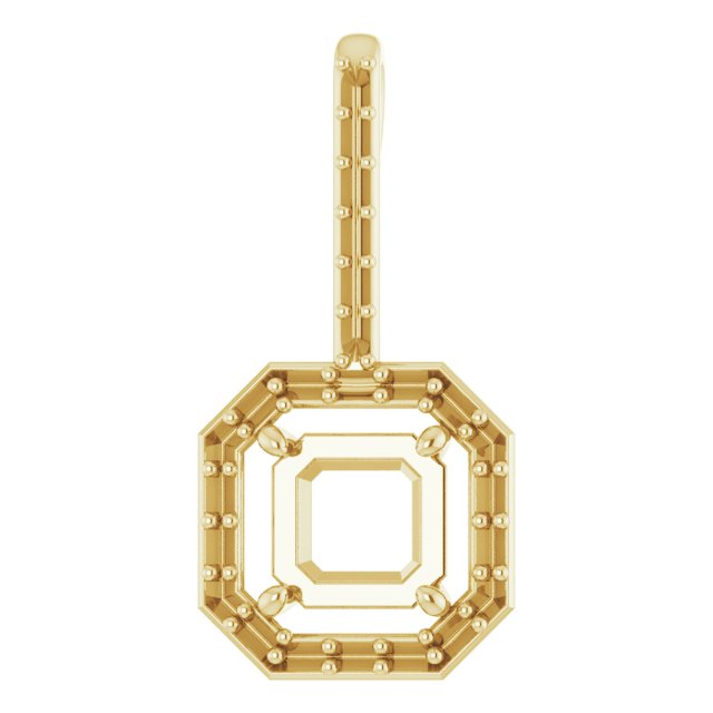 Accented Halo-Style Pendant